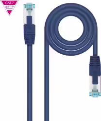 Nanocable Cable De Red Cat.7 600mhz Lszh Sftp Pimf Awg26, Azul, 2 | 10.20.1700-L25-BL