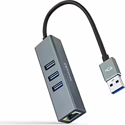 Nanocable Conversor Usb 3.0 A Ethernet Gigabit + 3xusb 3.0, Alumi | 10.03.0407 | 8433281011465
