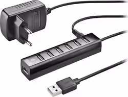 Ngs Ihub7 Tiny Usb 2.0 480 Mbit S Negro | IHUB7TINY | 8435430621051 | 11,99 euros