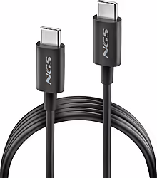 Ngs Zyro 60w-1 Cable Usb Usb 2.0 1 M Usb C Negro | NGS-ACCESORIOS-0327 | 8435430627350