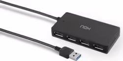 Nox Lite Hub One Usb 3.2 Gen 1 (3.1 Gen 1) Type-A 10 Mbit/s Negro | NXLITEHUBONE | 8436587972515