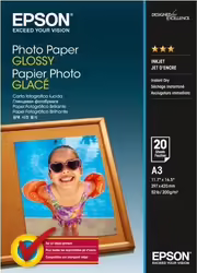 Papel Epson Fotografico Glossy A3 20h 200g M2 C13s042536 | 8715946529219 | 26,99 euros