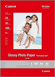 Papel Fotografico Uso Diario Canon Gp-501 20 Hojas A4 Brillo 0775 | 0775B082 | 4549292093537