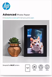 Papel Hp Fotografico Satinado Q8691a  250gr  10x15  25 Hojas | 0882780349599 | 7,99 euros