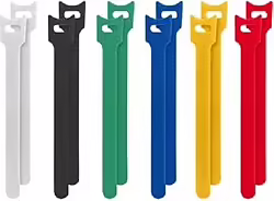 Paquete De 12 Tiras De Velcro Lanberg Para Organizar Cables 12mmx | ORG01-MT150-MC6 | 5901969414639