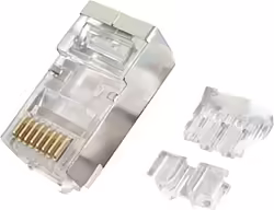 Phasak Conector Cat.6a Stp Con Guía Máx. 24awg (10) | PHK 2235 | 0745604518802