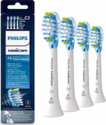 Philips Sonicare C3 Premium Plaque Defence Hx9044 17 Pack De 4 Ca | HX9044/17 | 8710103805618