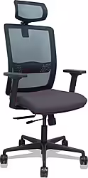Piqueras Y Crespo Silla Haches Traslack Malla Negra Asiento Bali  | 395TKM840B600B2DB68R65CR