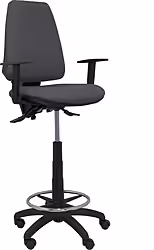 Piqueras Y Crespo Taburete Elche S Bali Gris Oscuro Brazos Regula | T14ASB600B10RN | 8435501011767