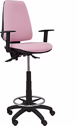 Piqueras Y Crespo Taburete Elche S Bali Rosa Brazos Regulables | T14ASB710B10RN | 8435501011774