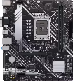 PLACA ASUS PRIME B660M-K D4 INTEL1700 2DDR4 HDMI PCIE3.0 4SA | 90MB1950-M1EAY0 | Hay 12 unidades en almacén