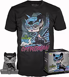 Pop & Tee Dc Jim Lee Catwoman Funko + Camiseta Talla M | 889698396172 | 0889698396172