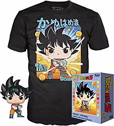 Pop & Tee Dragon Ball Z Goku Kamehameha Funko + Camiseta Talla L  | 889698410984 | 0889698410984