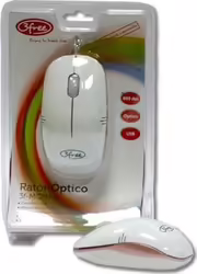 Raton 3free Usb Optico Blanco Rosa 3f-mcm101 Wp | 3F-MCM101/WP | 8480000908889 | 4,99 euros