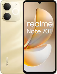 Realme Note 70t 4 128gb Oro Smartphone | 6941764469655 | 85,97 euros