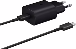 SAMSUNG CARGADOR 25W CON CABLE USB-C NEGRO EP-TA800XBEGWW | Hay 7 unidades en almacén