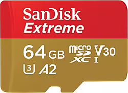 Sandisk Extreme 64 Gb Microsdxc Uhs-i Clase 10 | SDSQXAH-064G-GN6AA | 0619659193386 | 11,44 euros