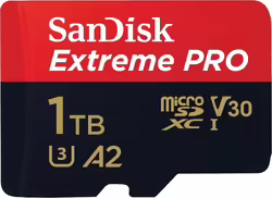 Sandisk Extreme Pro 1000 Gb Microsdxc Uhs-i Clase 10 | SDSQXCD-1T00-GN6MA | 0619659188535