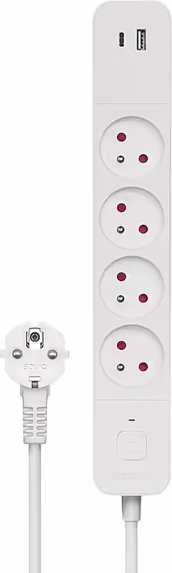 Savio Lz-114 4 Salidas Ac Tipo E 1,5 M 2 3680 W Blanco | SAVLZ-11 | 5901986047865