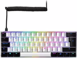 Sharkoon SGK50 S4 teclado USB QWERTY Español Blanco | 4044951033966 | Hay 8 unidades en almacén
