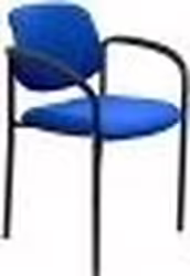 Silla Fija Villalgordo Chais Negro Brazos Bali Azul Marino 27nbal | 27NBALI200CB | 8435501001607