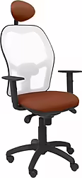 Silla Jorquera Malla Blanca Cabecero Fijo Asiento Bali Marr&iacut | 15SBBALI363C | 8436563384455