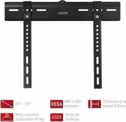 Soporte Extraplano De Pared Fonestar Pantallas 32p A 55p Vesa 400 | STV-638N | 8422521381659