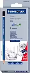 Staedtler Mars Lumograph 100 Multi 6 Pieza(s) | 61 100 C6 | 4007817611104 | 9,99 euros