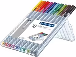 Staedtler Triplus Fineliner 334 Rotulador De Punta Fina Multi 10  | 334 SB10 | 4007817334010