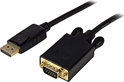 StarTech.com Cable 3m de VÍdeo Adaptador Conversor DisplayPort DP a VGA - Convertidor Activo - 1080p - Negro StarTech.com Cable 3m de VÍdeo Adaptador Conversor Displa | DP2VGAMM10B | 0065030852470 | Hay 4 unidades en almacén
