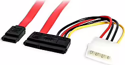 Startech.com Cable Combo De Alimentación Y Datos Sata Seri | SATA6POW | 0065030842006