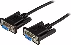 Startech.com Cable De 1m Nulo De Módem Serie Rs232 Db9 - H | SCNM9FF1MBK | 0065030859578