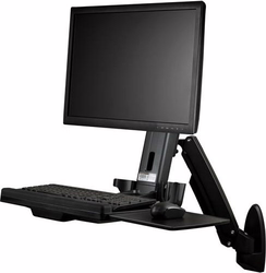 Startech.com Estación De Trabajo De Pie Y Sentado Para Mon | WALLSTS1 | 0065030870139