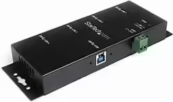 Startech.com Hub Concentrador Industrial Usb 3.0 Superspeed De 4  | ST4300USBM | 0065030841603