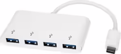 Startech.com Hub Concentrador Usb 3.0 De 4 Puertos - Ladró | HB30C4ABW | 0065030871051