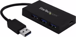 Startech.com Hub Ladrón Usb 3.0 De 4 Puertos - Concentrado | HB30A3A1CFB | 0065030866125