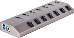 Startech.com Hub Usb-c Autoalimentado De 7 Puertos Con Interrupto | 345SM840B10B10CRNC | 0065030895507