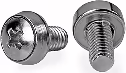 Startech.com Paquete De 100 Tornillos De Montaje M6x12mm Acero In | CABSCREWSM62 | 0065030862134