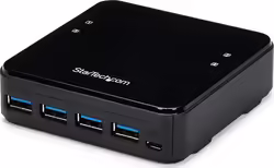 Startech.com Switch Conmutador Usb 3.0 4x4 Para Compartir Disposi | HBS304A24A | 0065030879156
