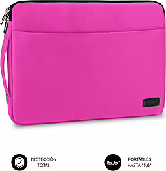 Subblim Funda Ordenador Urban Laptop Sleeve 15.6p Poliester Rosa | SUB-LS-0PS0104 | 8436586741785