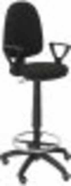 Taburete Ayna Brazos Fijos Ruedas De Parque Bali Negro T04cpbali8 | T04CPBALI840BGOLFRP