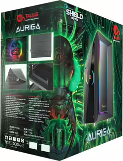 Talius Caja Atx Gaming Auriga Cristal Templado Usb 3.0 | TAL-AURIGA | 8436550234671 | 79,05 euros