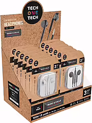 Tech One Tech Pack Ahorro Auriculares Eartech 12 Unid Jack (6+6) | TEC1003 | 8436546593140