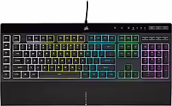 Teclado Corsair K55 Rgb Pro Usb Qwerty Español Negro | CH-9226765-ES | 0840006631736