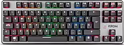 Teclado Krom Kernel Tkl Gaming Usb Negro Nxkromkrnltkl | 8436532166716 | 44,99 euros