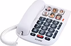 Telefono Alcatel Con Cable Tmax10 Blanco Atl1416459 | 3700601416459