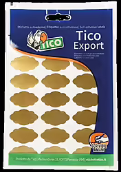 Tico E-gl-3619 Etiqueta Autoadhesiva Oro 210 Pieza(s) | 8007827199346 | 3,99 euros