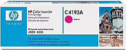 Toner Hp Magenta C4193a | 0886982291496 | 124,49 euros