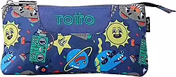 Totto Estuche Escolar 3 Compartimentos Tablero Tello | AC52ECO012-2416Z-8JZ | 7704758835237