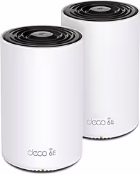 TP-Link Deco XE75 (2-pack) Tribanda (2.4 GHz / 5 GHz / 6 GHz) Wi-Fi 6E (802.11ax) Blanco 3 Interno